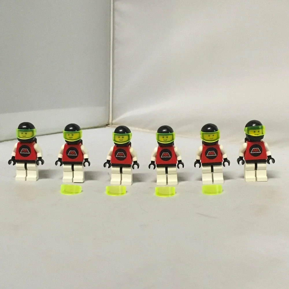 Space LEGO 6x M-Tron Minifigures Various Accessories Vintage